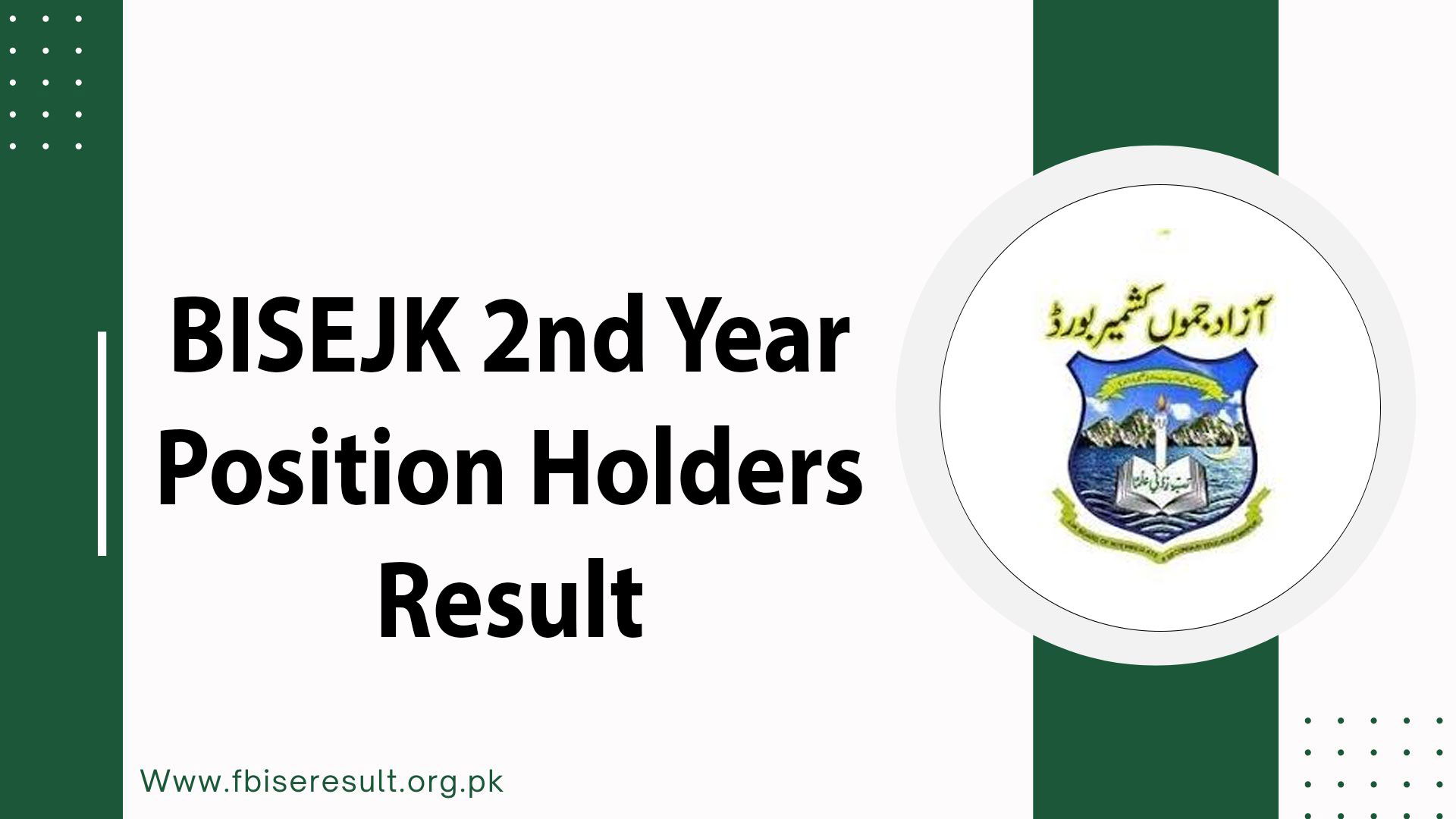 BISEJK 2nd Year Position Holders Result
